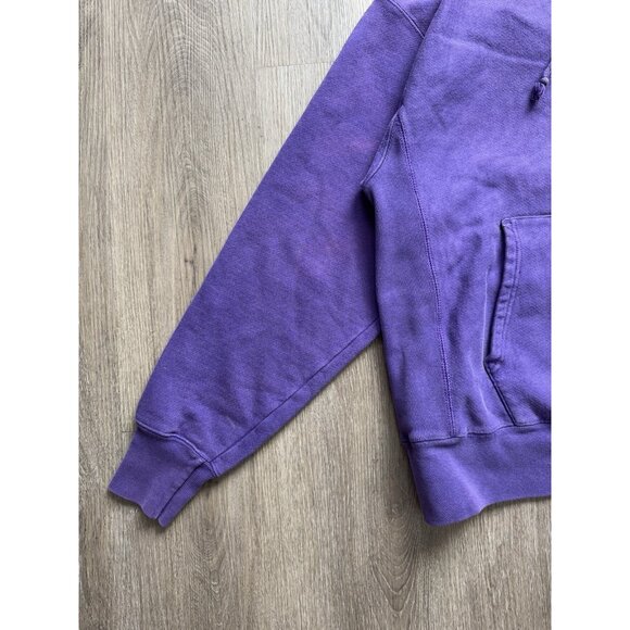 Rare Vintage Y2K Champion Reverse Weave Purple Hoodie Streetwear Sports Faded - Picture 5 of 14